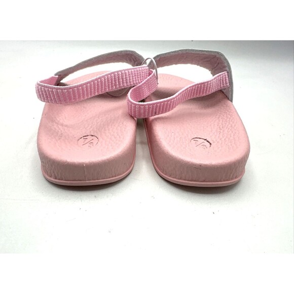 Toddler Girls Slides Slip On Sandals Unicorn Pink Size 7-8 New - Picture 6 of 9